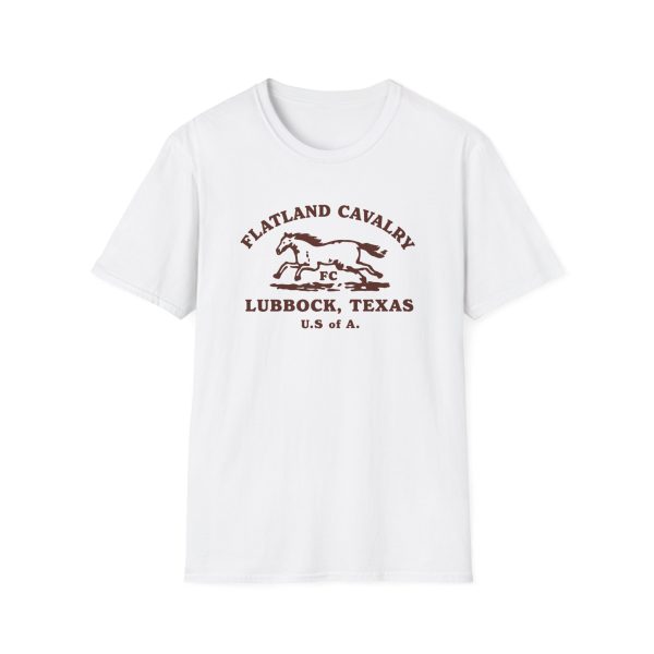 Flatland Cavalry Ivory Horse Unisex Softstyle T-Shirt