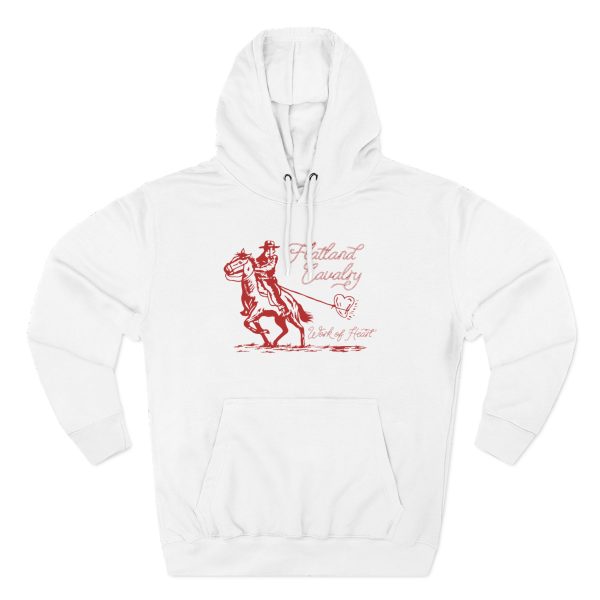 Flatland Cavalry Heart Three-Panel Fleece Hoodie