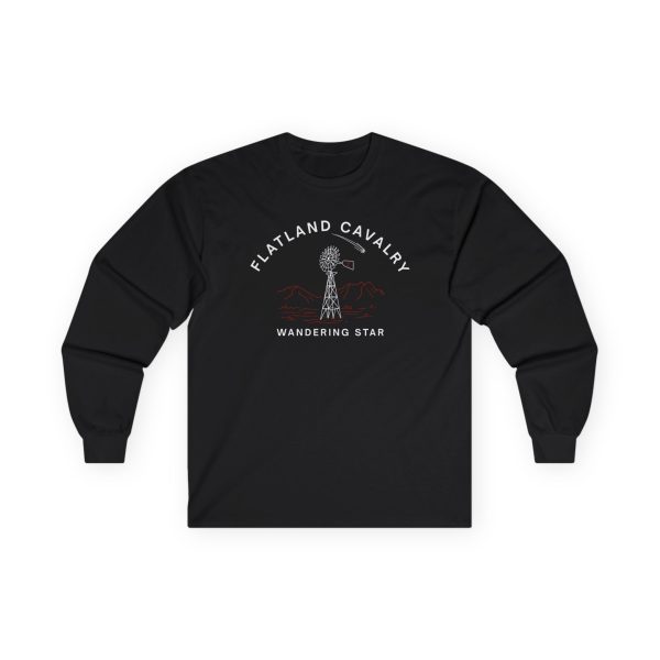 Flatland Cavalry Wandering Star Embroidered Unisex Ultra Cotton Long Sleeve Tee